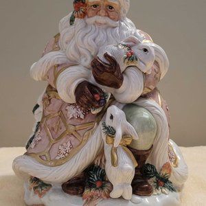 Fitz and Floyd Christmas cookie jar